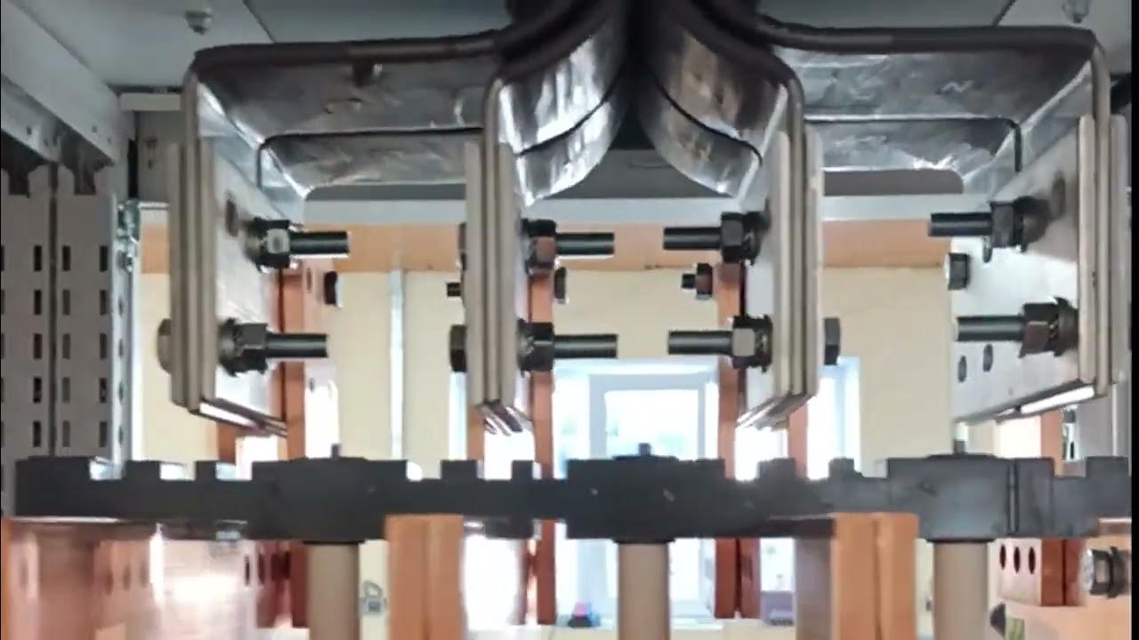 Подключение шинопровода 2500А - YouTube