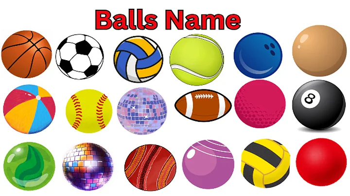 Types of Balls! Learning Names of Sports Balls in English for Kids