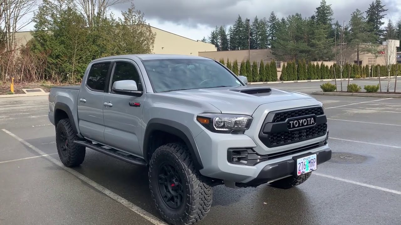 The Favorite Child... Cement Gray Toyota Tacoma TRD Pro! - YouTube