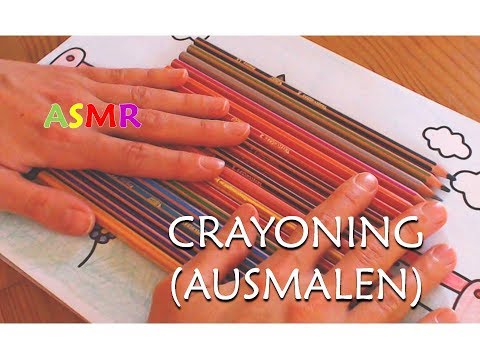 ASMR | ZEIT ZUM AUSMALEN (CRAYONING) | GEFLÜSTERT / WHISPERED