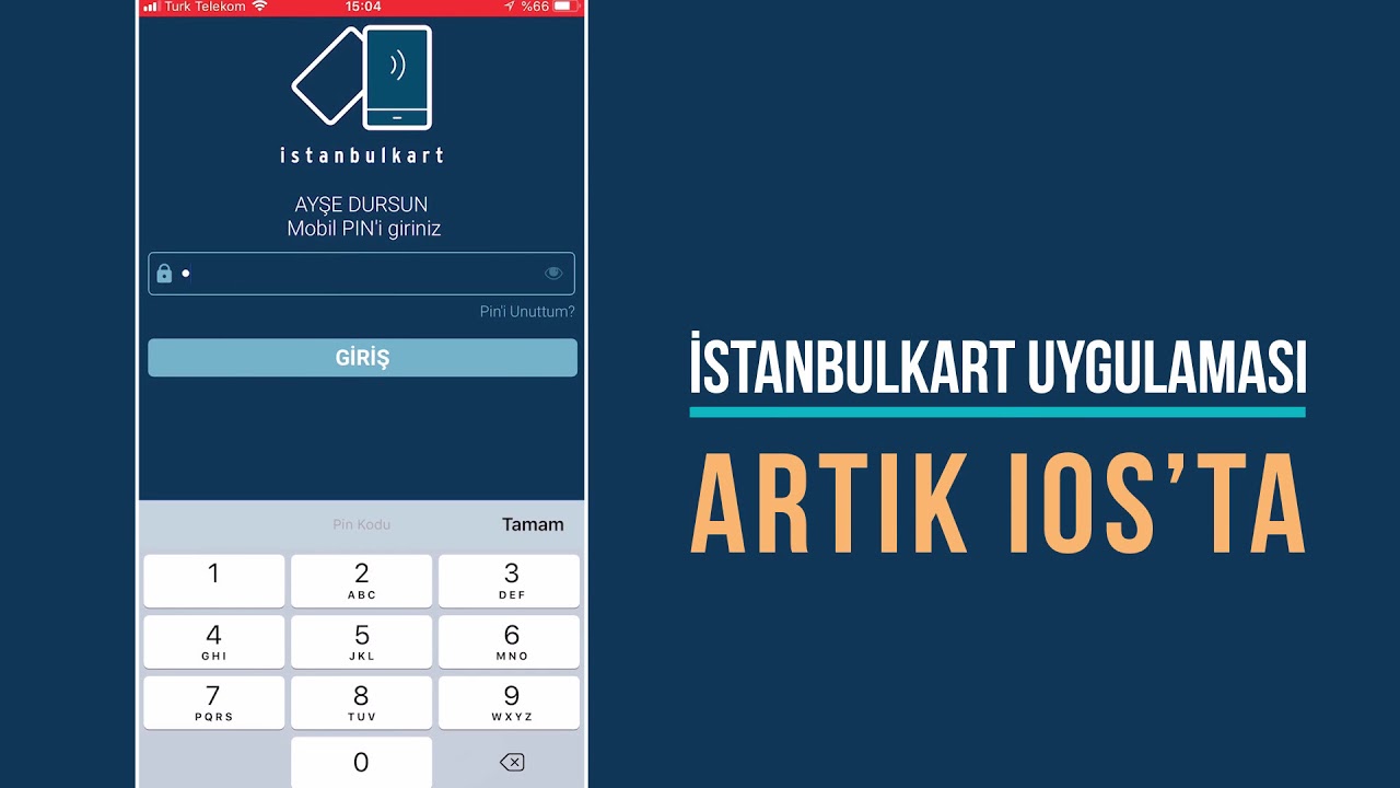 istanbulkart bakiye yuklemenizi ios uygulamaniz ile kolaylikla yapin youtube