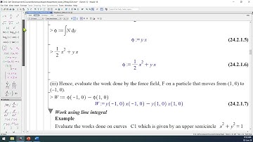 Conservative vector field and independence of path of line integral using Maple