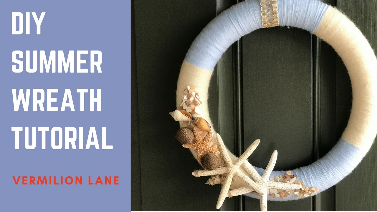 How to Make a Yarn-wrapped Wreath