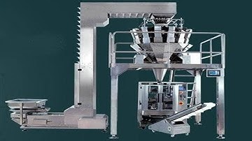 multihead weighing filling packing machine automatic for sugar salt beans rice peanut large bags FFS