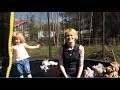 VLOG Собираем батут из "Ленты"/Collect the trampoline