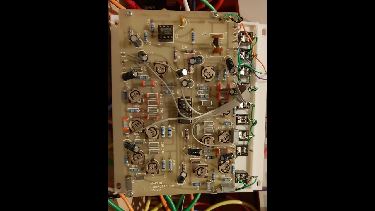 Modular Synth with a Maplin's ComputerDrum