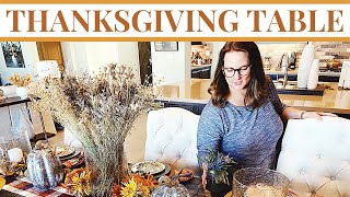 HAPPY THANKSGIVING! 🦃 OUR THANKSGIVING TABLESCAPE