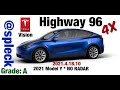 [4x] Highway 96 Day Drive - Tesla Vision AutoPilot - NO RADAR - 2021.4.18.10