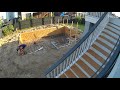 Swimming pool construction timelapse beginning to end 2020