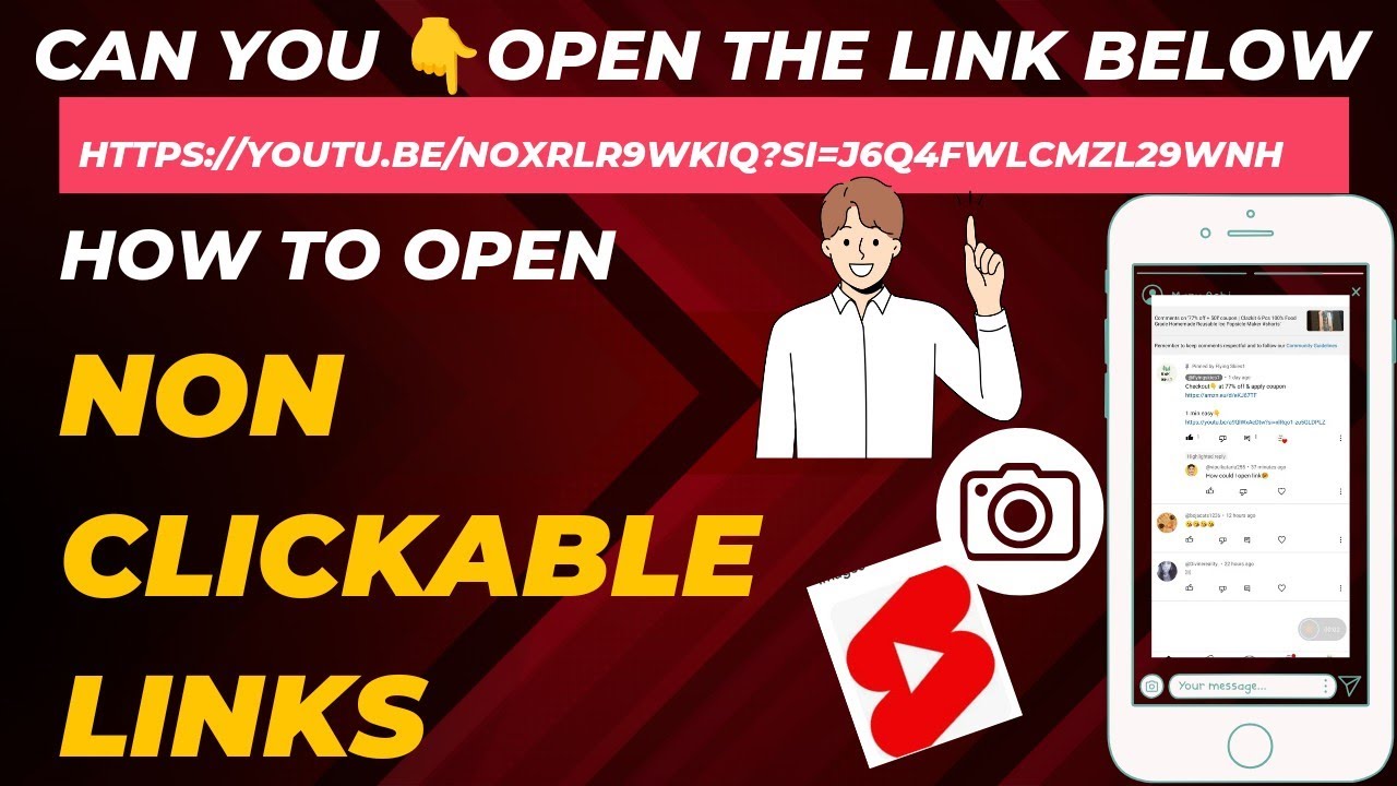 How to open non clickable links| How to copy text on photos & videos|instagram reels|YouTube shorts