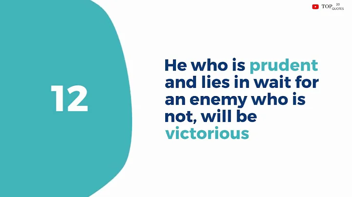 Sun Tzu Quotes: How to Win Life's Battles| The Art of War | TOP 20 QUOTES