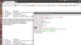 Python files read write