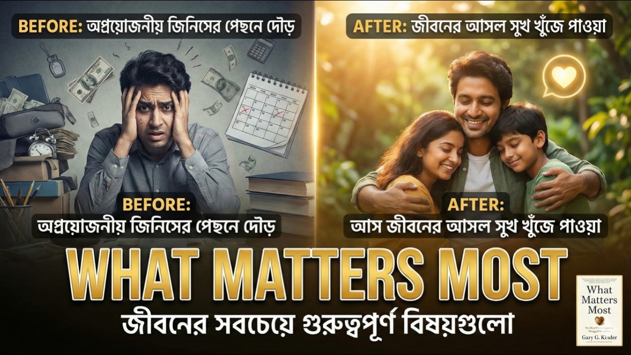 মৃত্যুর আগে মানুষ কি বলে যান? টাকা নাকি ভালোবাসা দামী? | What Matters Most, বই ৭০/৩৬৫