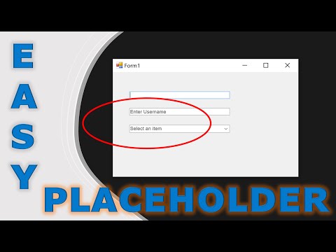 Easy and simple way to add text placeholder in Textbox or Combobox control in VB.Net