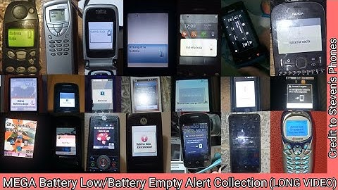 MEGA Battery Low/Battery Empty Alert Collection (LONG VIDEO) credit to @stevensphones9434
