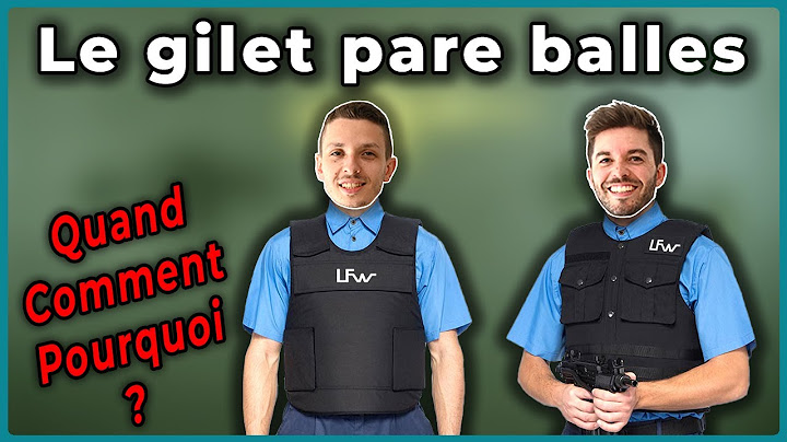 Le gilet pare-balle, c'est pas magique… On vous explique !