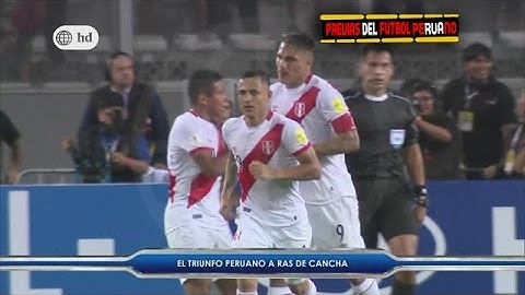 A Ras de Cancha Peru vs Uruguay 2-1 Eliminatorias 2018 De Futbol en América 02/04/017