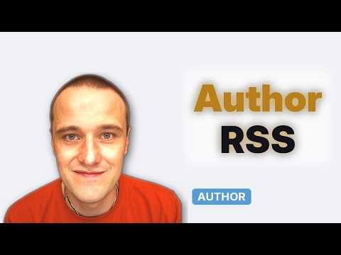 Wordpress: Show Author in custom rss feed