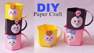 DIY miniature craft idea / Easy craft ideas / school hacks / paper craft / how to make / rmini craft