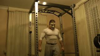 Ninja Flying Rows Back Training Hairy Muscles