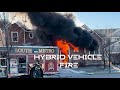 Garage Fire Involving Hybrid Vehicle 🚒