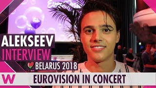 ALEKSEEV (Belarus 2018) Interview | Eurovision in Concert 2018