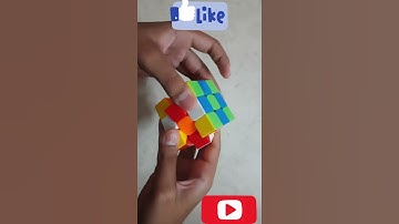 Checkerboard Pattern Of 3×3 Cube Video | # Cube | #shorts
