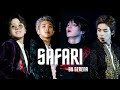 How BTS Hyung Line Would Sing Safari By Serena Fan Made Floral Music THX FOR 600 SUBS 