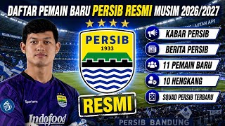 OFFICIAL LIST OF NEW PERSIB PLAYERS FOR THE 2026/2027 SEASON - PERSIB SIGNS NEW GOALKEEPER FOR TH...