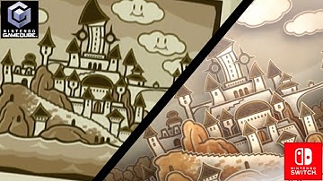 Paper Mario TTYD Intro Comparison - Switch vs. GameCube Graphics