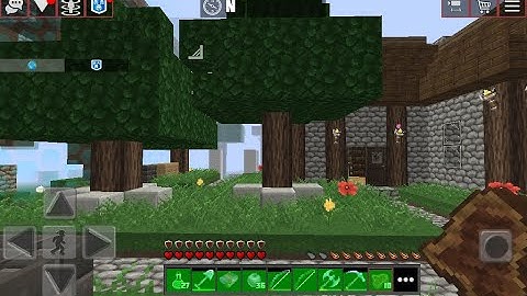 How to make your hotbar green [glitch]Planet craft/planet of cubes /poc]