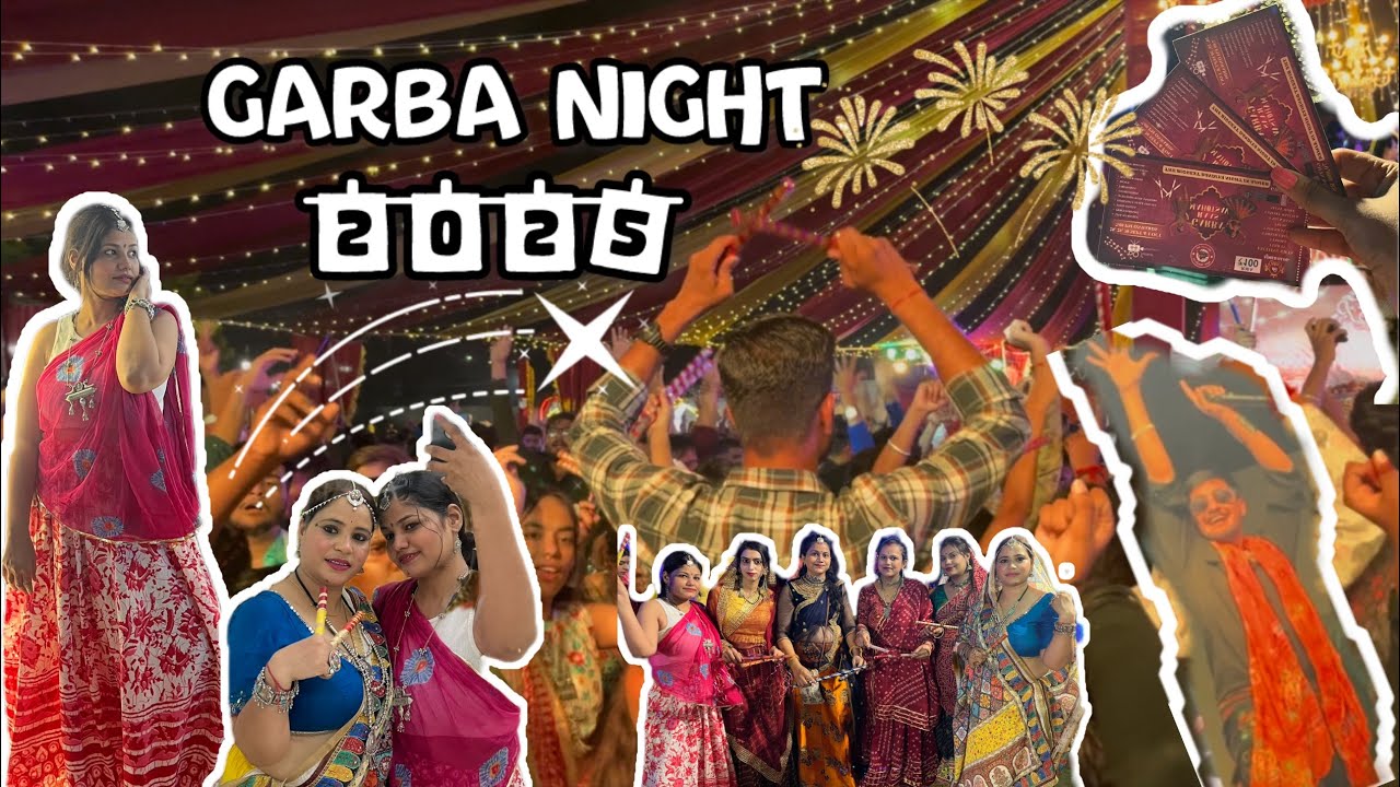 Unforgettable Garba Night 2025 | Dance Beats & Fun Moments 🤩🤩💖