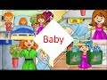 My play home plus  my mom is pregnant she has a baby boy   episode 80