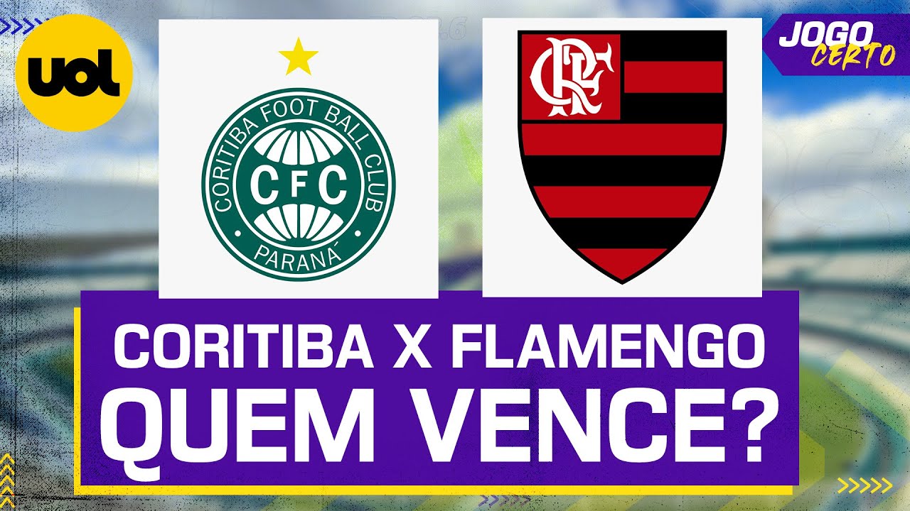 Onde assistir ao vivo Coritiba x Flamengo - Campeonato Brasileiro -  20/08/2023