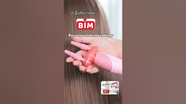 21 Şubat Bim marketlere saç örgü makinesi geliyor 😍 fiyatı 299₺