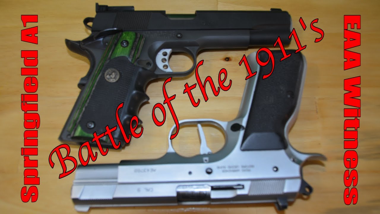 Springfield A1 vs EAA Witness / 9mm / Gun Reviews YouTube