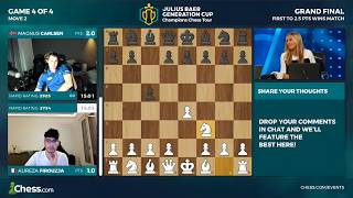 Magnus Carlsen vs Alireza Firouzja | Grand Finale – Game 4 | Julius Baer Generation Cup | Sep 3 2023 screenshot 5