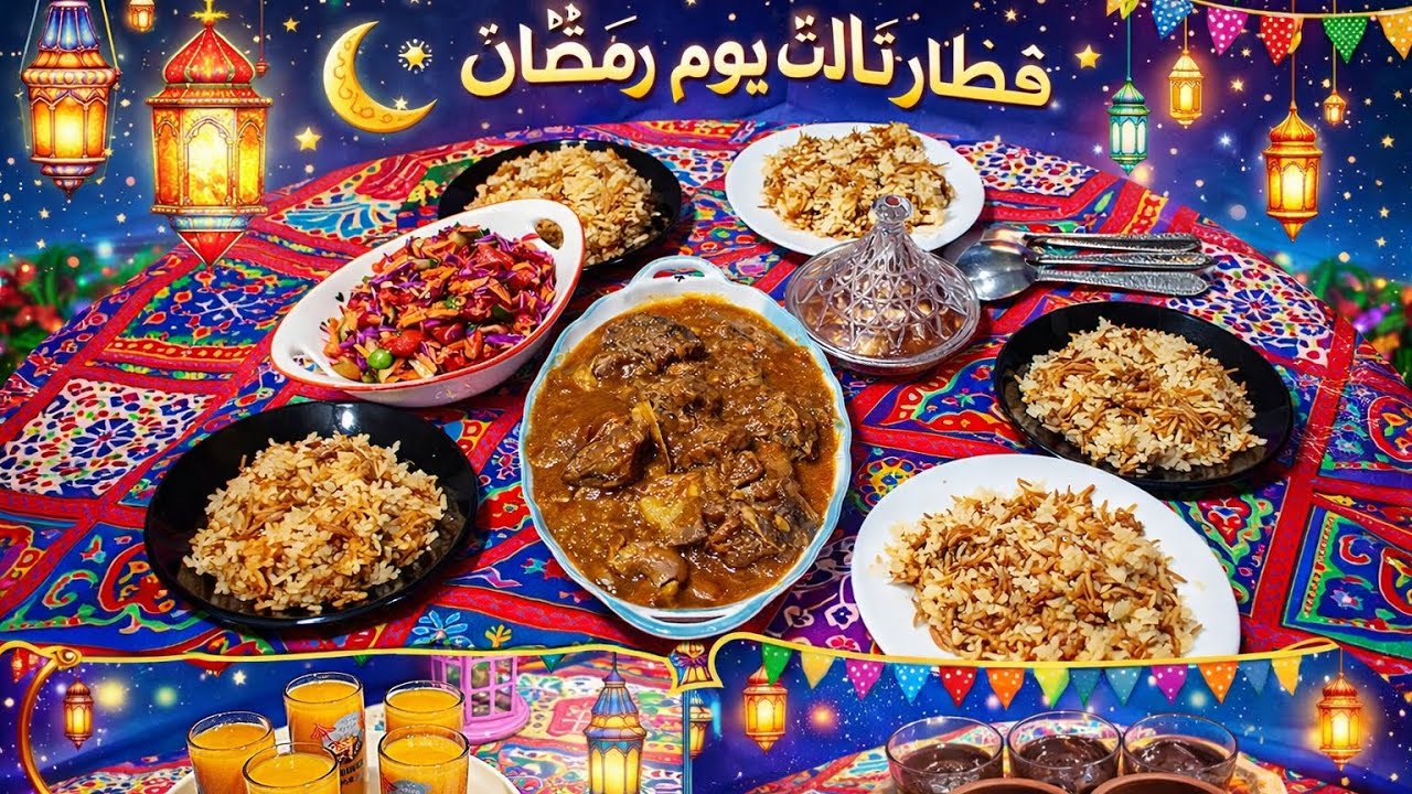 فطار تالت يوم رمضان 🌛 روتين سهل وبسيط