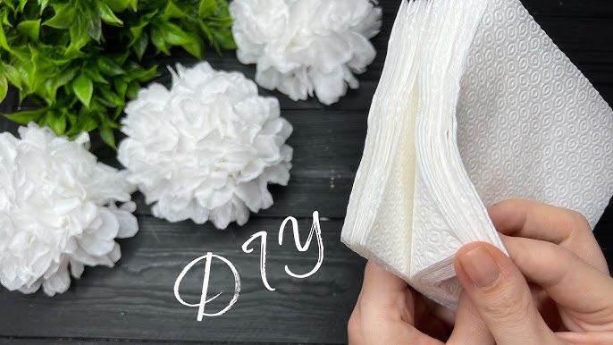 diy: large tissue paper flowers