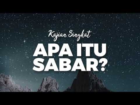 Video: Mengapa artinya sabar?