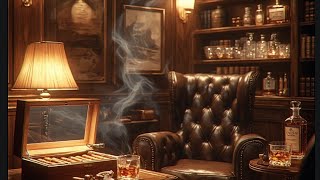 10 Hour Cigar Lounge Static 4K | Sleep & Man Cave (No Ads)