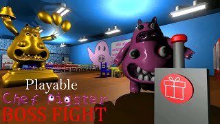 Playable CHEF PIGSTER BOSS FIGHT // Garten of Banban mod █ Horror Game – full walkthrough █