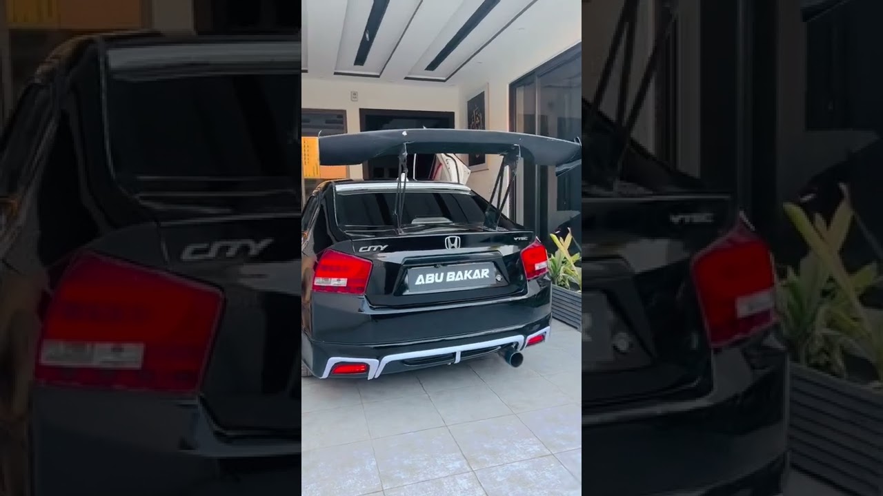 Black Honda City Beautiful Modified 