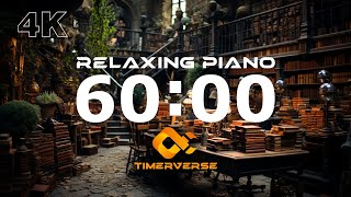 60 Minute Relaxing Piano Music Timer with Alarm ⏰ | #pianomusic #timerelaxing #relaxpianomusic