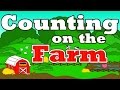 Counting on the Farm - Counting Farm Animals - "Farmer in the Dell" Nursery Rhymes Preschool Songs