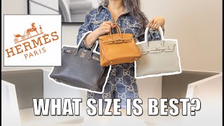 WHICH ONE'S BETTER?!* Hermès Birkin 25 vs 30 Size Comparison 