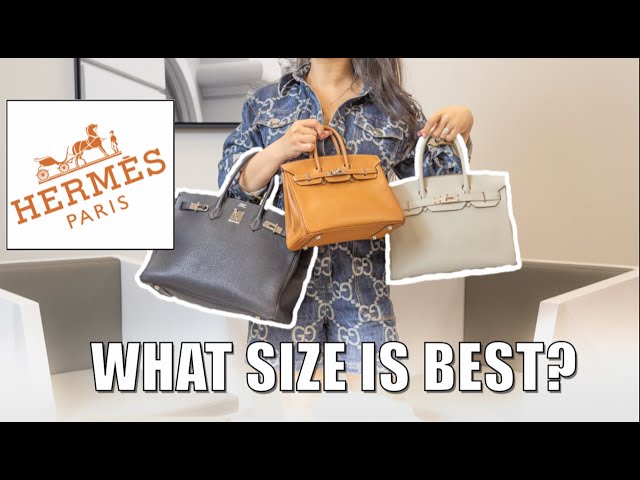 Birkin Sizes  Birkin bag, Designer work bag, Hermes handbags