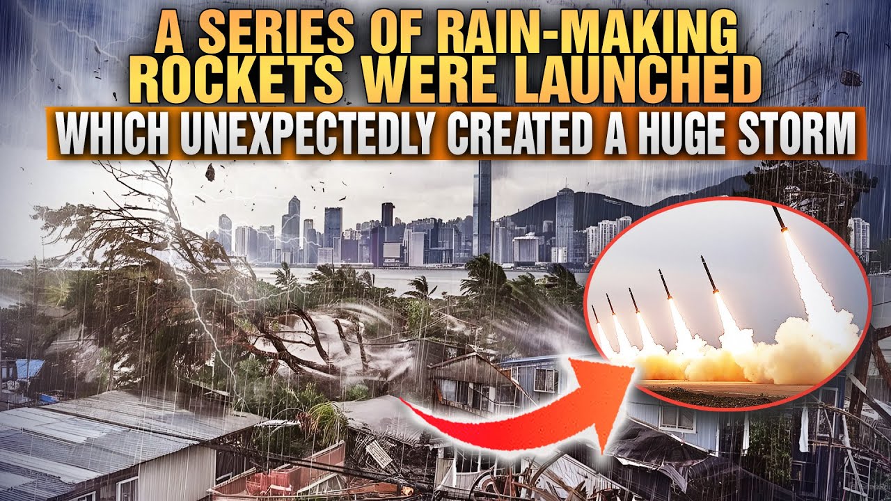 Chongqing authorities launched rockets to induce artificial rain, which ...
