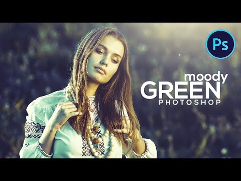 Moody Green Color Effect in Photoshop Camera RAW filter | Free Preset