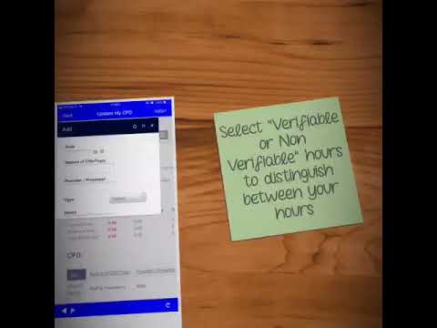 login CPD hours